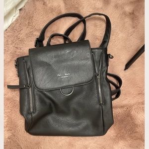 Vegan Leather Boho Hipster Hippie Art Chic Glam Minimalist Backpack Purse Bag